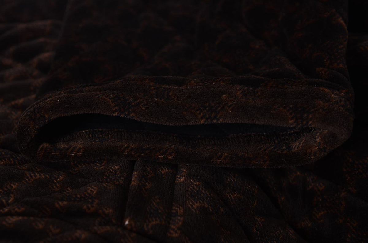 CELINE Brown Triomphe Quilted Jacket Size 36 Small