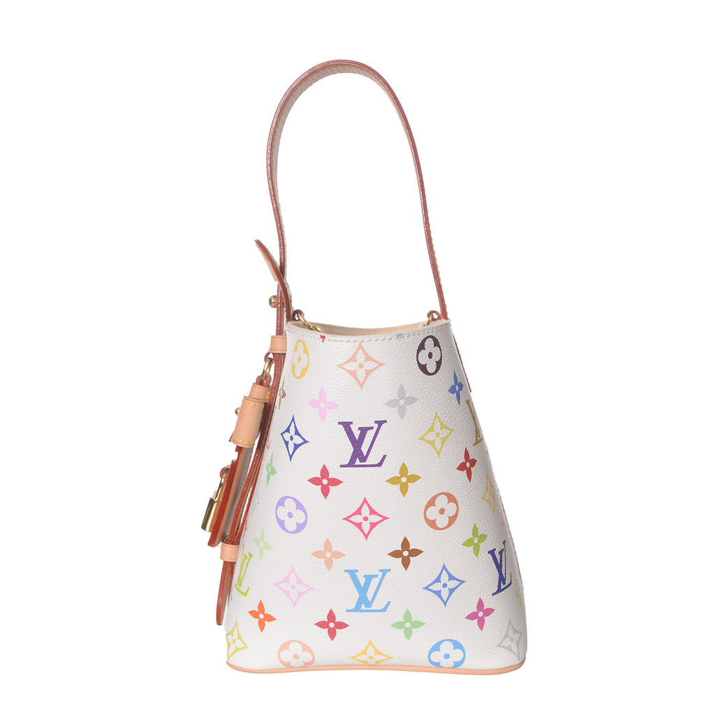 LOUIS VUITTON Takashi Murakami White Multicolour All In BB
