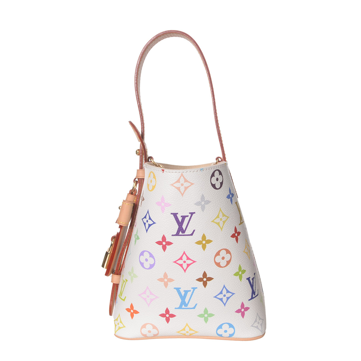 LOUIS VUITTON Takashi Murakami White Multicolour All In BB