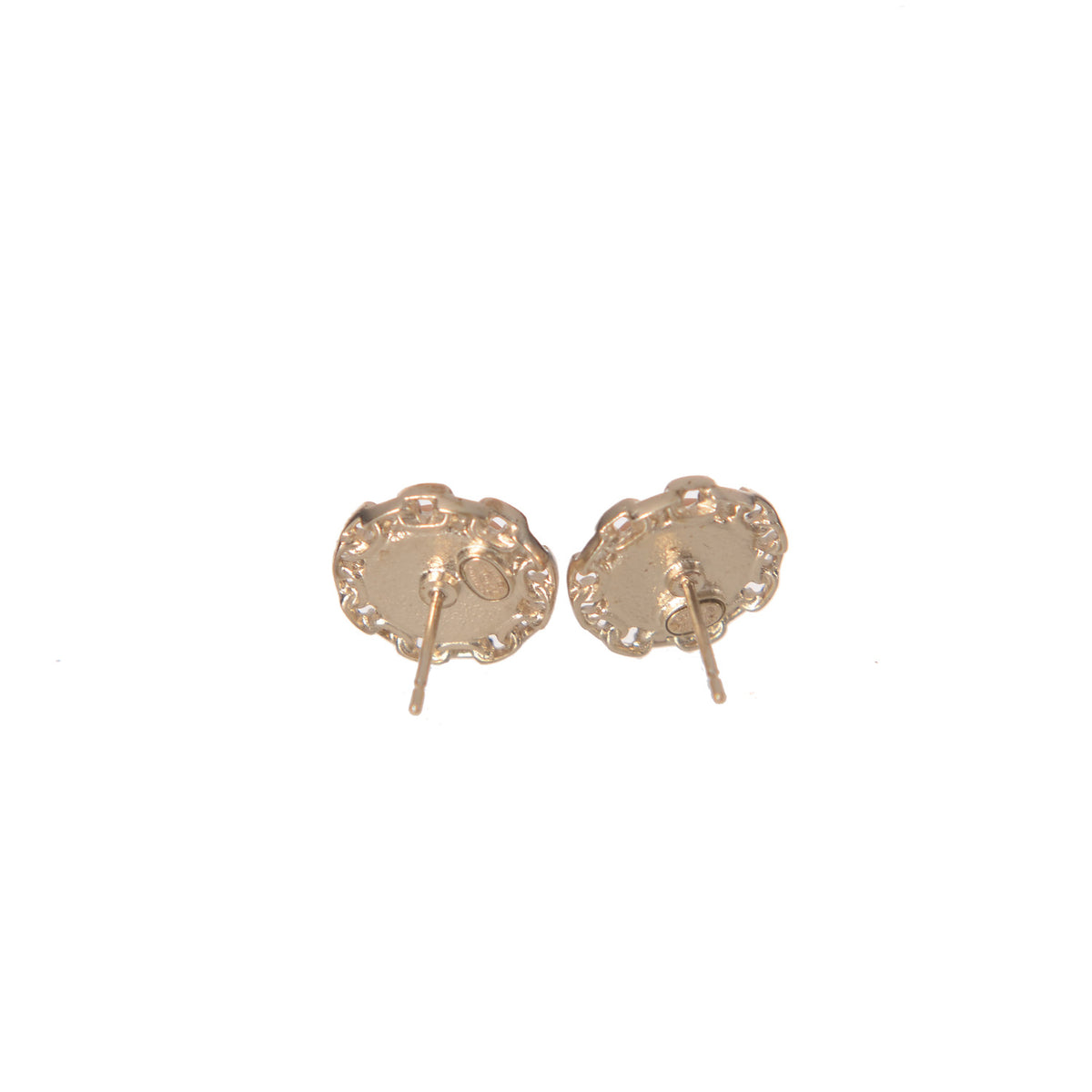 CHANEL Coral Pink Earrings