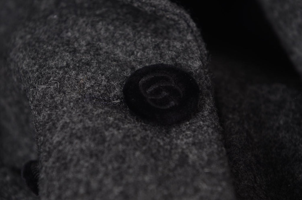 GUCCI Velvet Collar Wool Coat Size 42 Medium