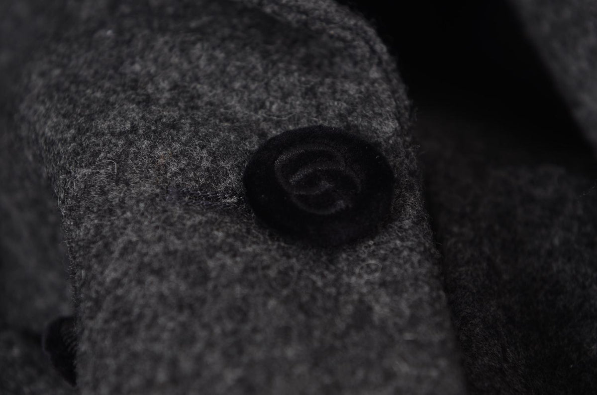 GUCCI Velvet Collar Wool Coat Size 42 Medium
