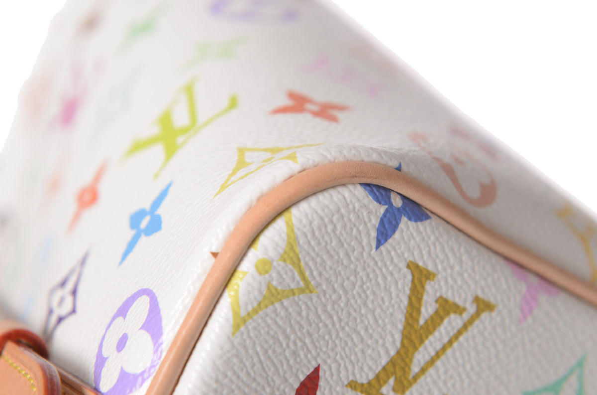 LOUIS VUITTON Takashi Murakami White Multicolour All In BB