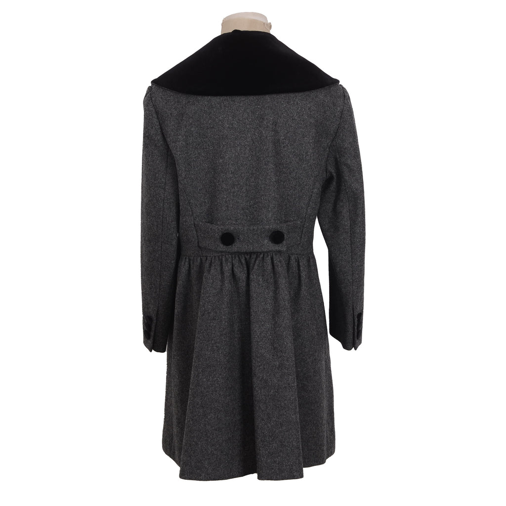GUCCI Velvet Collar Wool Coat Size 42 Medium