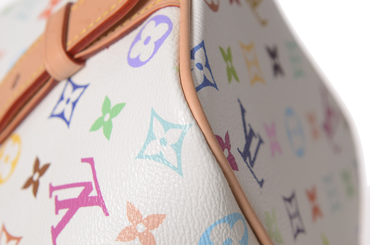 LOUIS VUITTON Takashi Murakami White Multicolour All In BB
