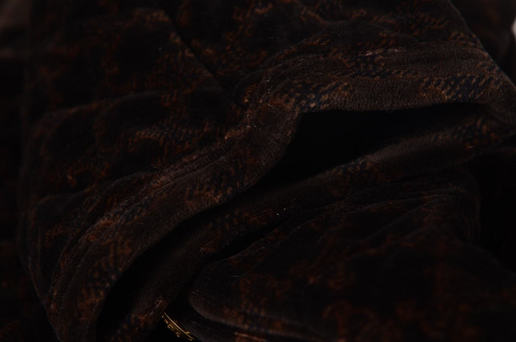 CELINE Brown Triomphe Quilted Jacket Size 36 Small