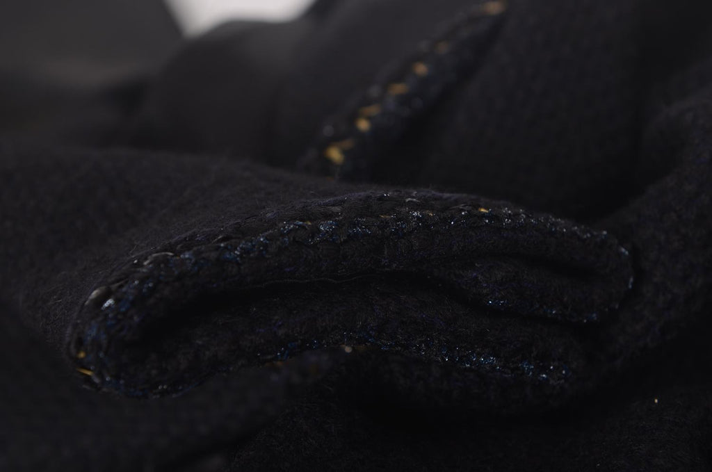 CHANEL Wool Tweed Long Coat Size 36 Small