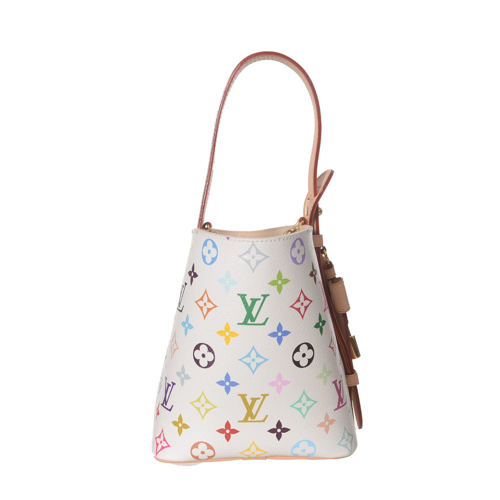 LOUIS VUITTON Takashi Murakami White Multicolour All In BB