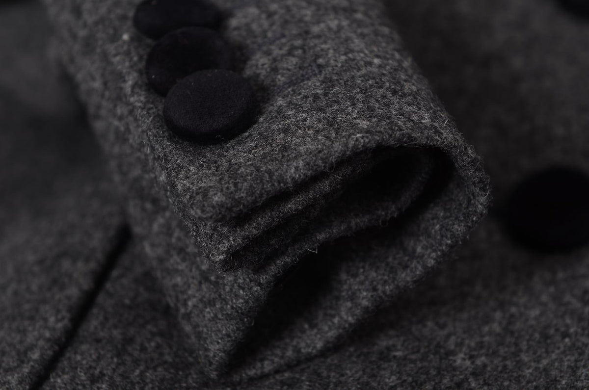 GUCCI Velvet Collar Wool Coat Size 42 Medium