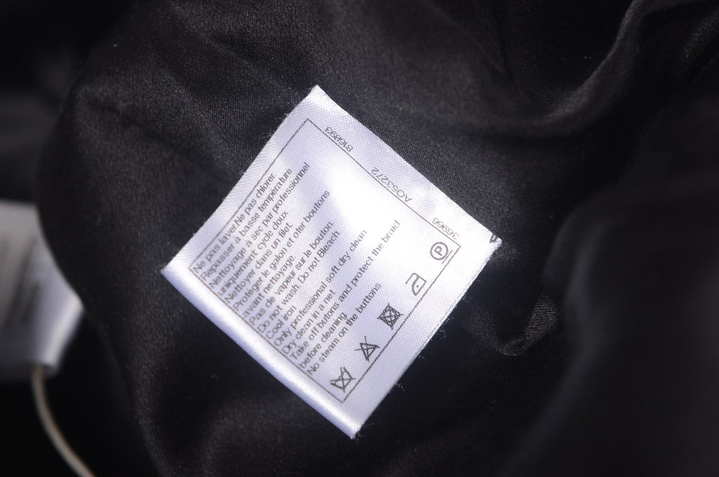 CHANEL Wool Tweed Long Coat Size 36 Small