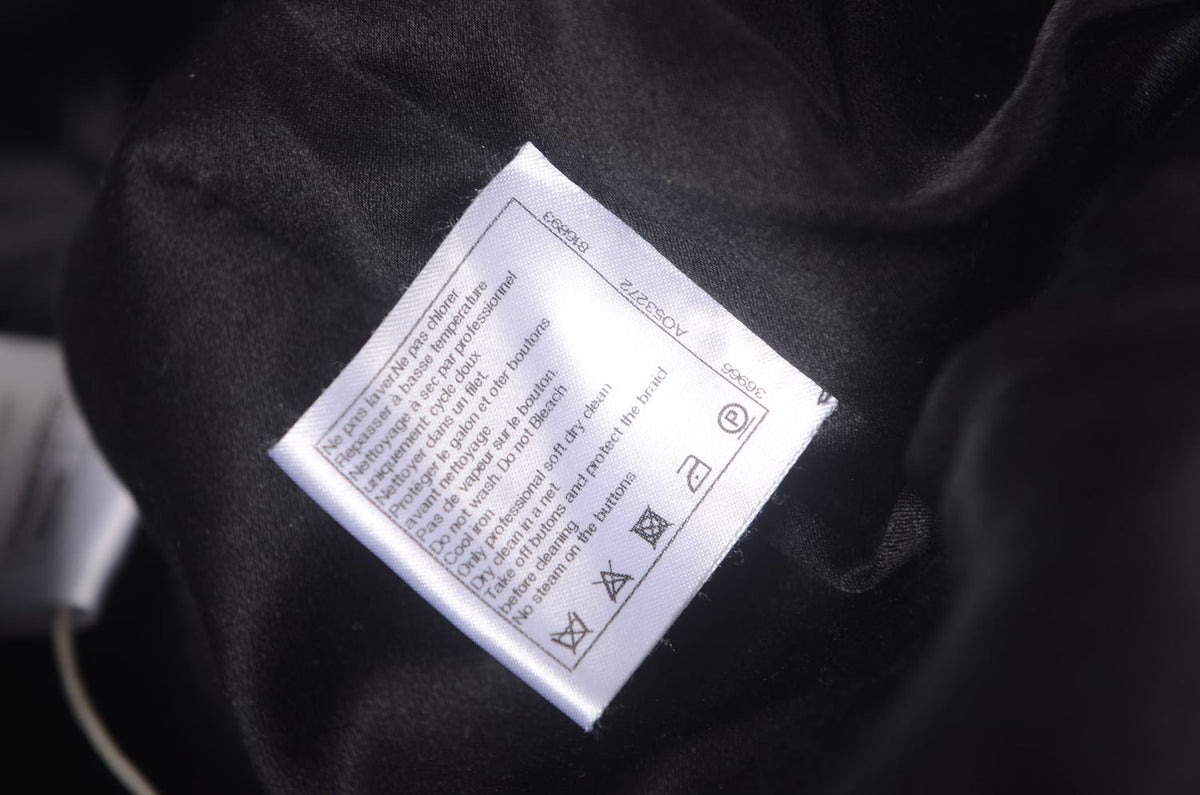 CHANEL Wool Tweed Long Coat Size 36 Small