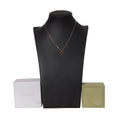 VAN CLEEF & ARPELS Sweet Alhambra Red Carnelian Pendant Necklace 18K Rose Gold